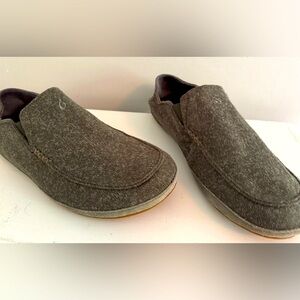 Men's OluKai Moloa Hulu slip on shoes size 12 surf life shoes beach shoes